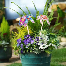 Load image into Gallery viewer, Cartoon Turtle Garden Stake Animal Diamond Art Craft Kits Craft Supplies
