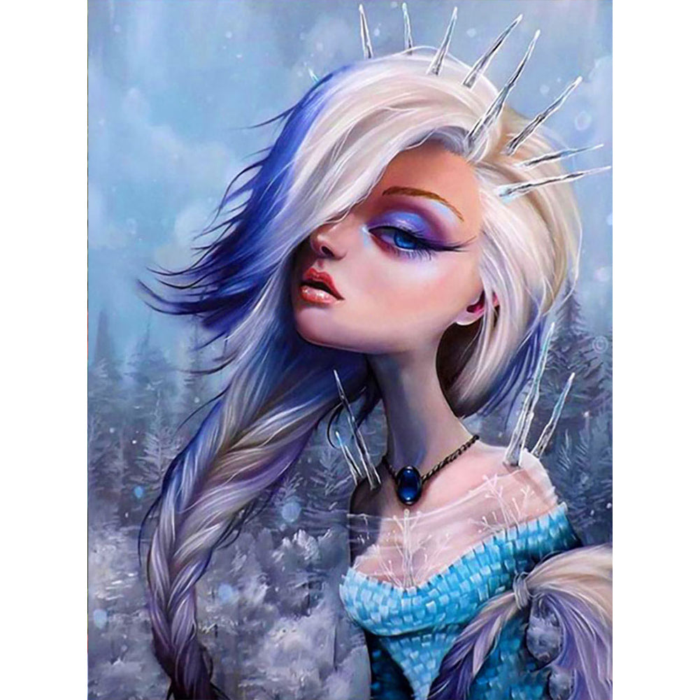 Diamond Painting - Full Round - Girl (30*40CM)
