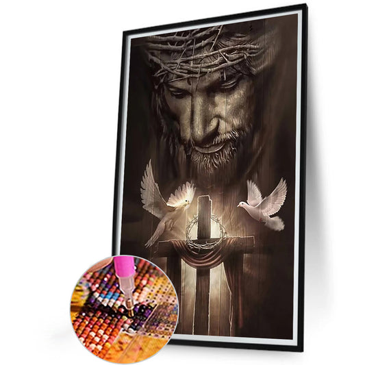Diamond Painting - Full Round - Beasts and devout believers (40*60CM)