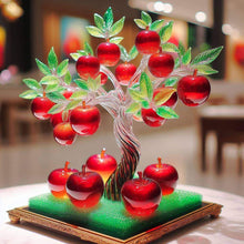 Load image into Gallery viewer, 4pcs Round Diamond Painting Set - Wealth apple tree (30*30CM)
