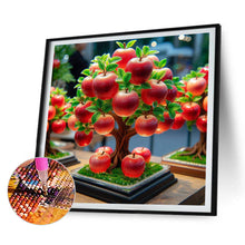 Load image into Gallery viewer, 4pcs Round Diamond Painting Set - Wealth apple tree (30*30CM)
