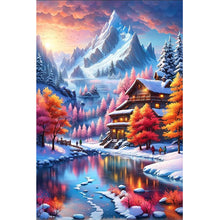 Load image into Gallery viewer, Diamond Painting - Full Round - Outdoor house (40*60CM)
