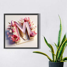 Load image into Gallery viewer, Diamond Painting - Full Square - Letter M (30*30CM)
