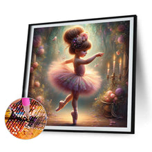 Load image into Gallery viewer, 4pcs Round Diamond Painting Set - Dancing girl (30*30CM)
