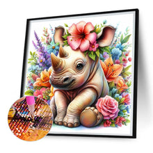 Load image into Gallery viewer, AB Diamond Painting - Full Square - rhino (40*40CM)
