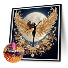 Load image into Gallery viewer, Diamond Painting - Partial Special Shaped - Gold foil fairy (30*30CM)

