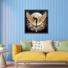 Load image into Gallery viewer, Diamond Painting - Partial Special Shaped - Gold foil fairy (30*30CM)
