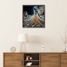 Load image into Gallery viewer, Diamond Painting - Partial Special Shaped - Gold foil fairy (30*30CM)
