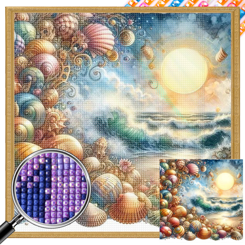 AB Diamond Painting - Full Square - seashell (40*40CM)