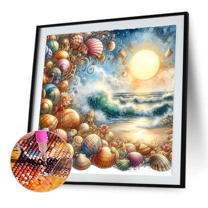 AB Diamond Painting - Full Square - seashell (40*40CM)