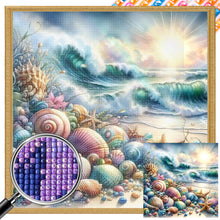 Load image into Gallery viewer, AB Diamond Painting - Full Square - seashell (40*40CM)
