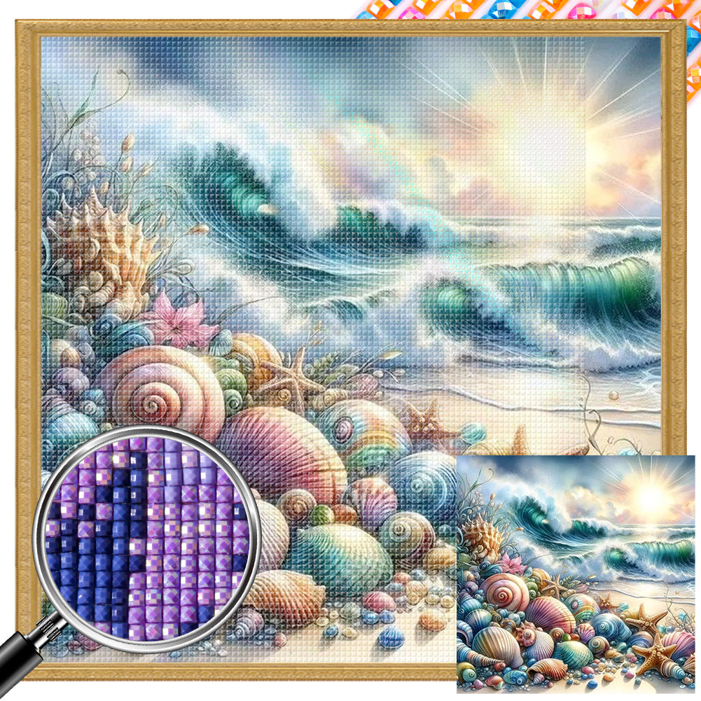 AB Diamond Painting - Full Square - seashell (40*40CM)