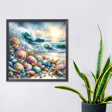 Load image into Gallery viewer, AB Diamond Painting - Full Square - seashell (40*40CM)
