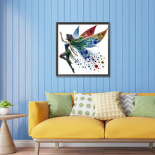 Load image into Gallery viewer, Diamond Painting - Partial Special Shaped - Winged fairy (30*30CM)
