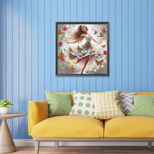 Load image into Gallery viewer, Diamond Painting - Partial Special Shaped - Butterfly girl (30*30CM)
