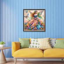Load image into Gallery viewer, Diamond Painting - Partial Special Shaped - Butterfly girl (30*30CM)
