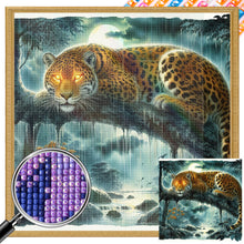 Load image into Gallery viewer, AB Diamond Painting - Full Square - leopard (40*40CM)
