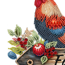 Load image into Gallery viewer, Wooden Farm Rooster Diamond Painting Wall Hooks DIY Hook Rail for home Decor
