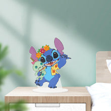 Load image into Gallery viewer, Special Shape Acrylic Cute Stitch Desktop Diamond Art Kits for Home Office Decor
