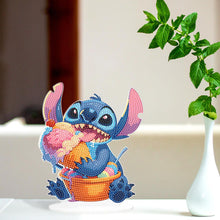 Load image into Gallery viewer, Special Shape Acrylic Cute Stitch Desktop Diamond Art Kits for Home Office Decor

