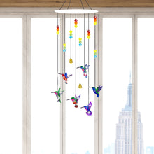 Load image into Gallery viewer, Cartoon Diamond Art Sun Catcher Butterfly DIY Crystal Wind Chime for Wall Decor
