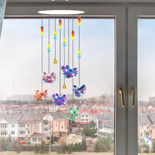 Load image into Gallery viewer, Cartoon Diamond Art Sun Catcher Butterfly DIY Crystal Wind Chime for Wall Decor
