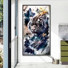 Load image into Gallery viewer, Diamond Painting - Full Round - Tiger in the mountains (40*70CM)
