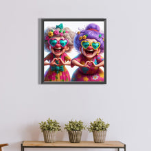 Load image into Gallery viewer, Diamond Painting - Full Round - funny grandma (40*40CM)
