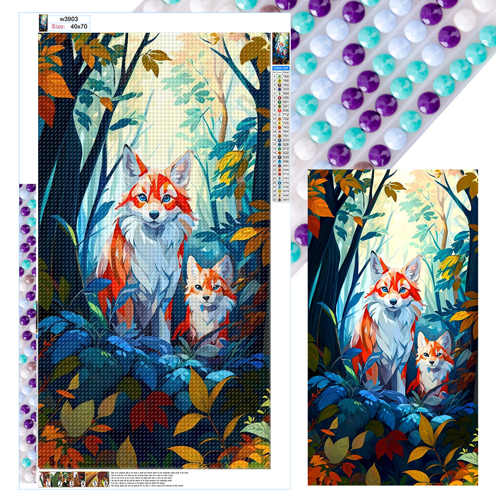 Diamond Painting - Full Round - Fox (40*70CM)