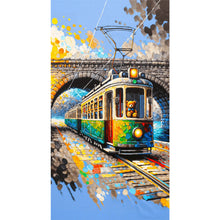 Load image into Gallery viewer, Diamond Painting - Full Round - Electric rail (40*70CM)
