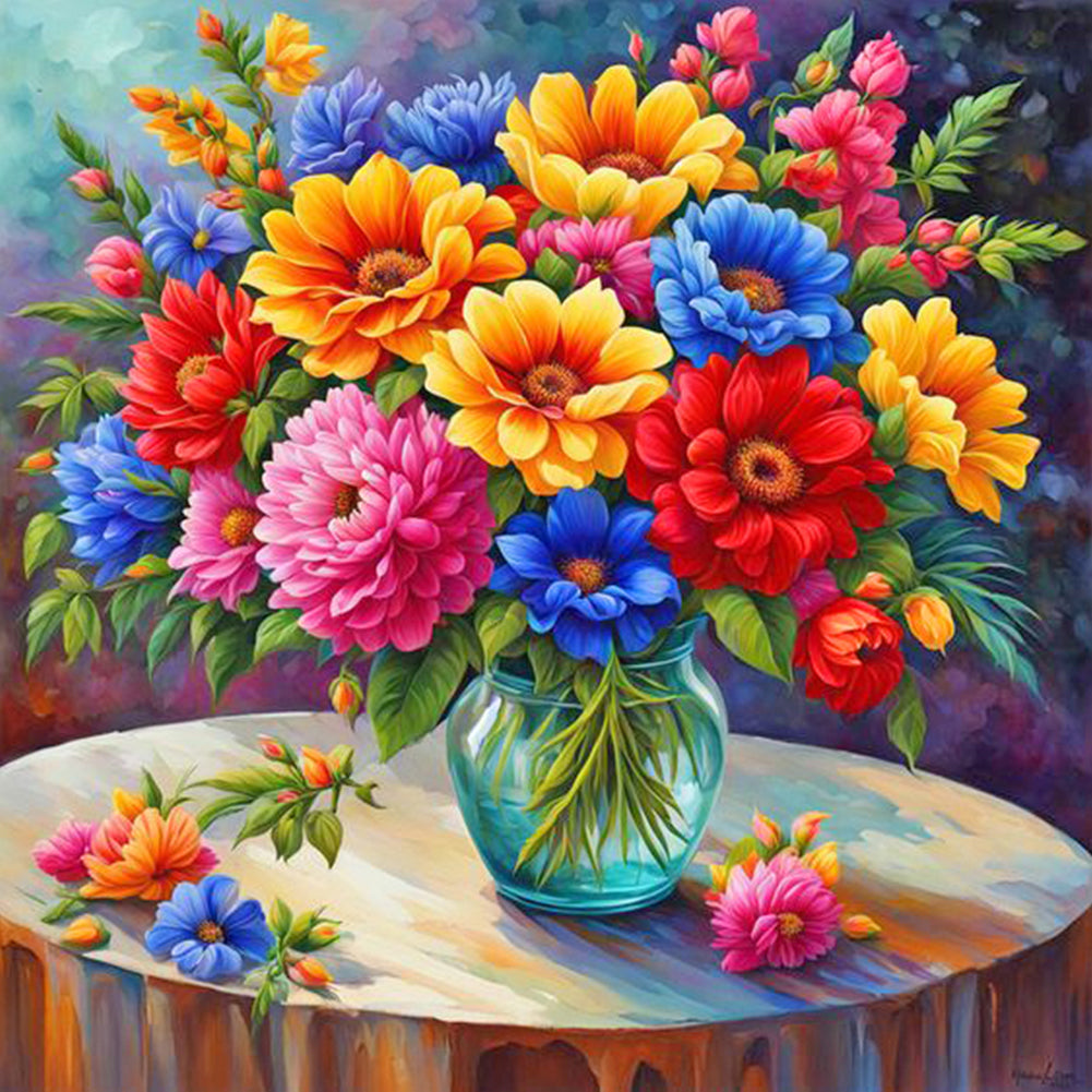 Diamond Painting - Full Round - Flowers (40*40CM)