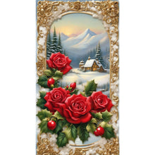 Load image into Gallery viewer, Diamond Painting - Full Round - Snow scene (40*70CM)
