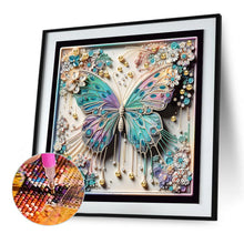 Load image into Gallery viewer, Diamond Painting - Partial Special Shaped - Butterfly (45*45CM)

