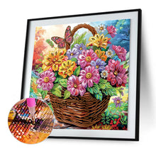Load image into Gallery viewer, Diamond Painting - Partial Special Shaped - Flower basket (40*40CM)
