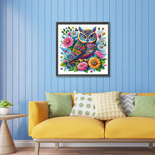 Load image into Gallery viewer, Diamond Painting - Partial Special Shaped - Owl (30*30CM)
