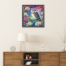Load image into Gallery viewer, Diamond Painting - Partial Special Shaped - Owl (30*30CM)
