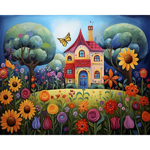 Load image into Gallery viewer, Diamond Painting - Full Square - Flower hut (50*40CM)
