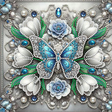 Load image into Gallery viewer, Diamond Painting - Partial Special Shaped - pattern butterfly (30*30CM)
