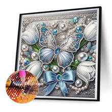 Load image into Gallery viewer, Diamond Painting - Partial Special Shaped - pattern butterfly (30*30CM)

