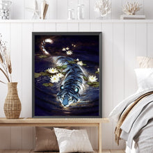 Load image into Gallery viewer, AB Diamond Painting - Full Square - Tiger (40*50CM)
