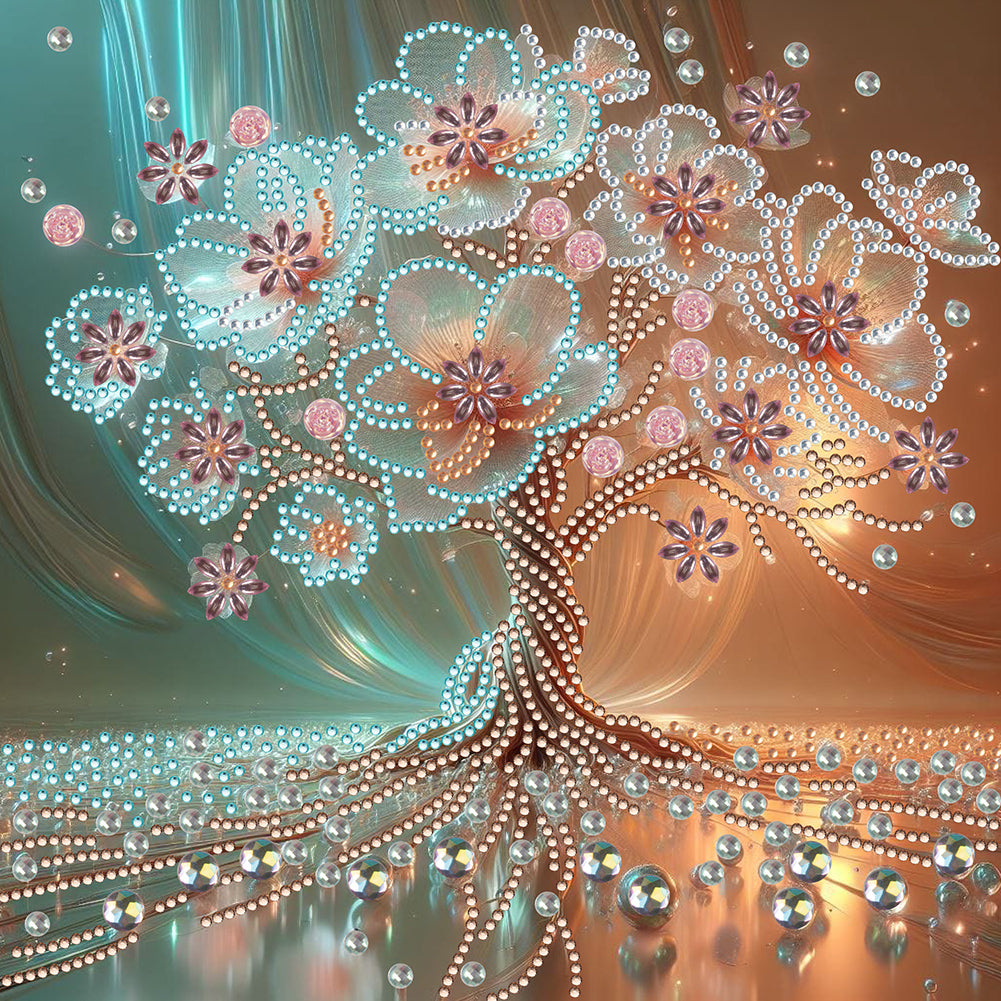 Diamond Painting - Partial Special Shaped - tree of life (30*30CM)