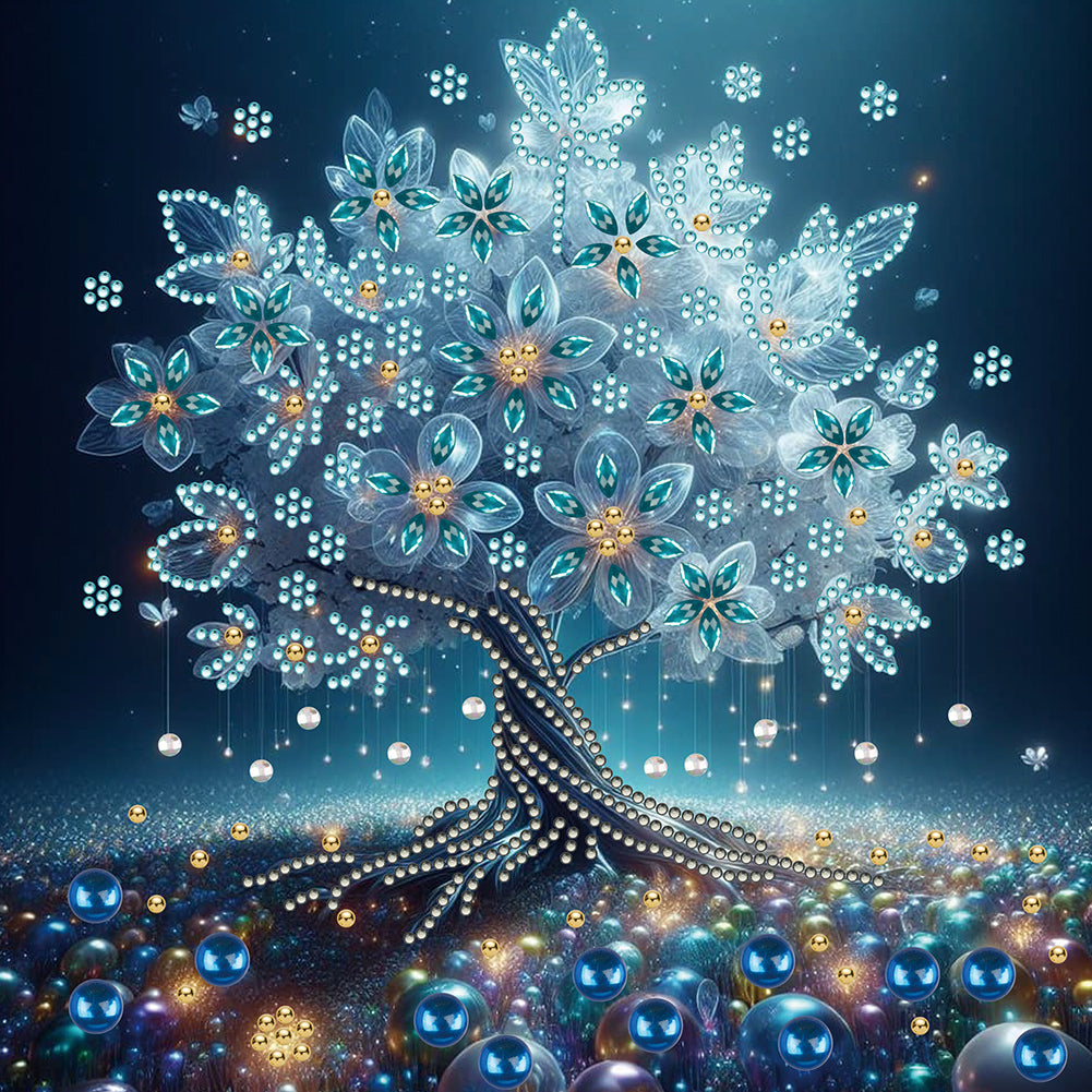 Diamond Painting - Partial Special Shaped - tree of life (30*30CM)