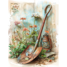 Load image into Gallery viewer, Diamond Painting - Full Round - retro oil painting shovel (30*40CM)
