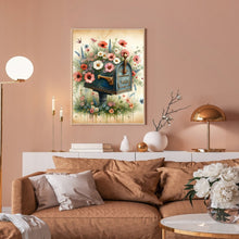 Load image into Gallery viewer, Diamond Painting - Full Round - retro oil painting mailbox (30*40CM)

