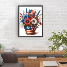 Load image into Gallery viewer, Diamond Painting - Full Round - independence day bouquet (30*40CM)
