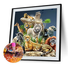 Load image into Gallery viewer, Diamond Painting - Full Round - tropical animal (30*30CM)
