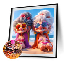 Load image into Gallery viewer, Diamond Painting - Full Round - Funny grandma (40*40CM)
