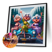 Load image into Gallery viewer, Diamond Painting - Full Round - Funny grandma (40*40CM)
