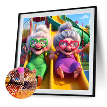 Load image into Gallery viewer, Diamond Painting - Full Round - Funny grandma (40*40CM)
