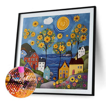 Load image into Gallery viewer, Diamond Painting - Full Round - colorful house (40*40CM)
